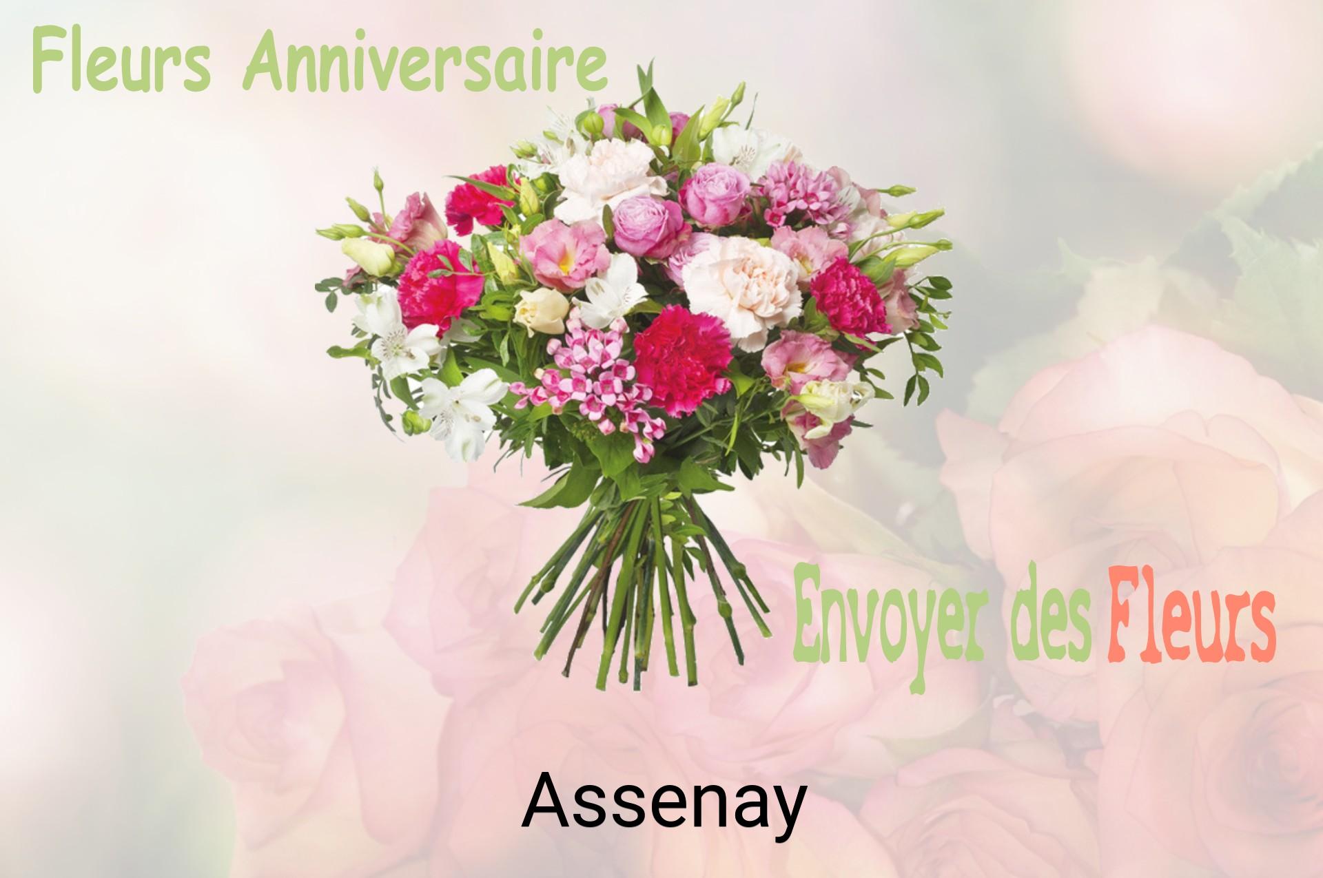 Bouquet de fleurs d’anniversaire livré à Assenay